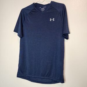 Under Armour T-Shirt Mens Small Loose Blue The Tech Tee Performance Athletic NWT